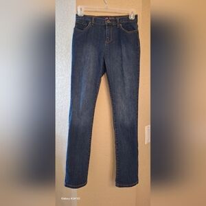 Super skinny blue jeans